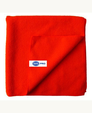Paño microfibra color rojo x5 unidades Virutex