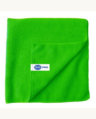 Paño microfibra color verde x5 unidades Virutex