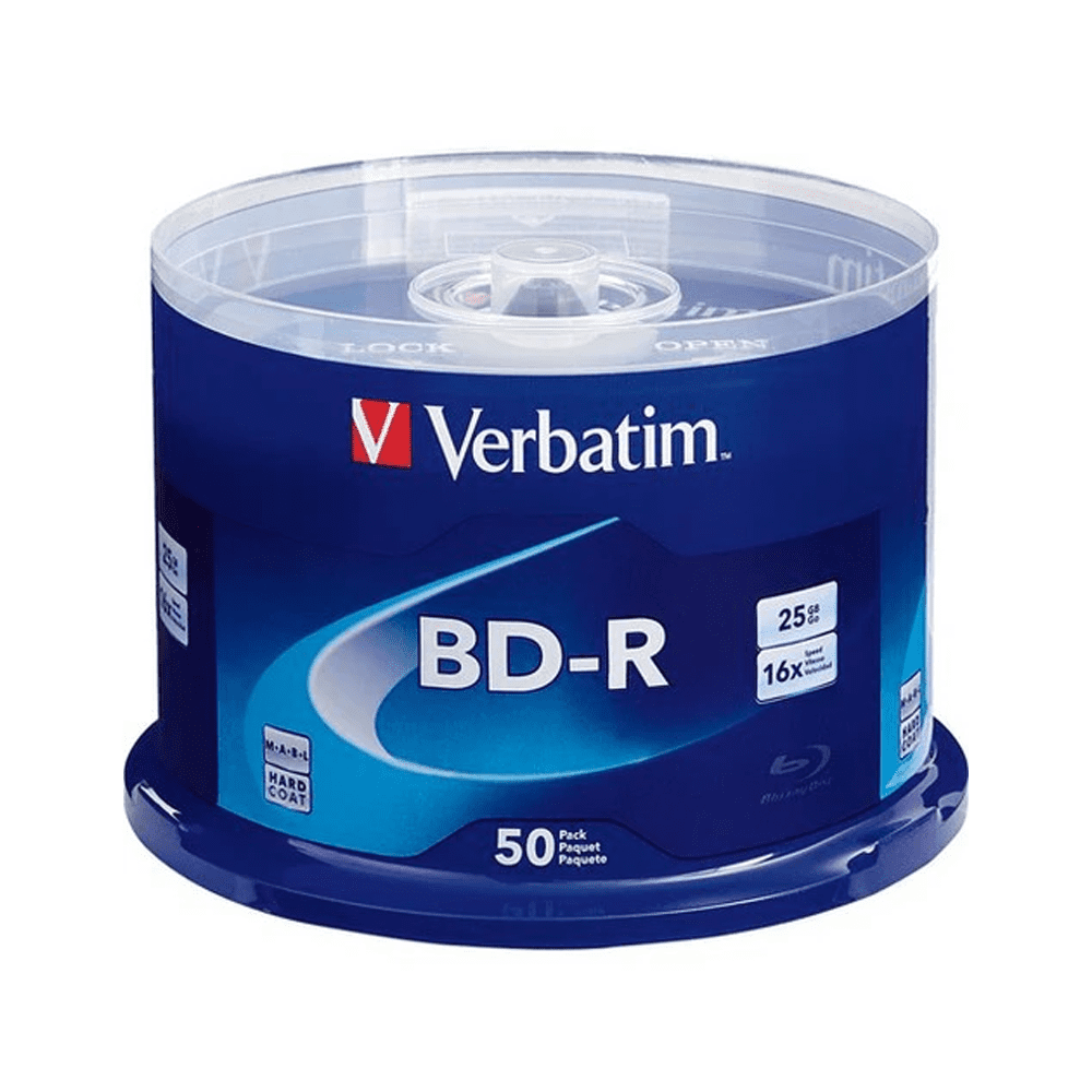 BD R 25gb 16X W branded surface 50pk