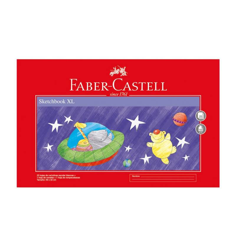 Block Sketch Book x 25 hojas Faber Castell