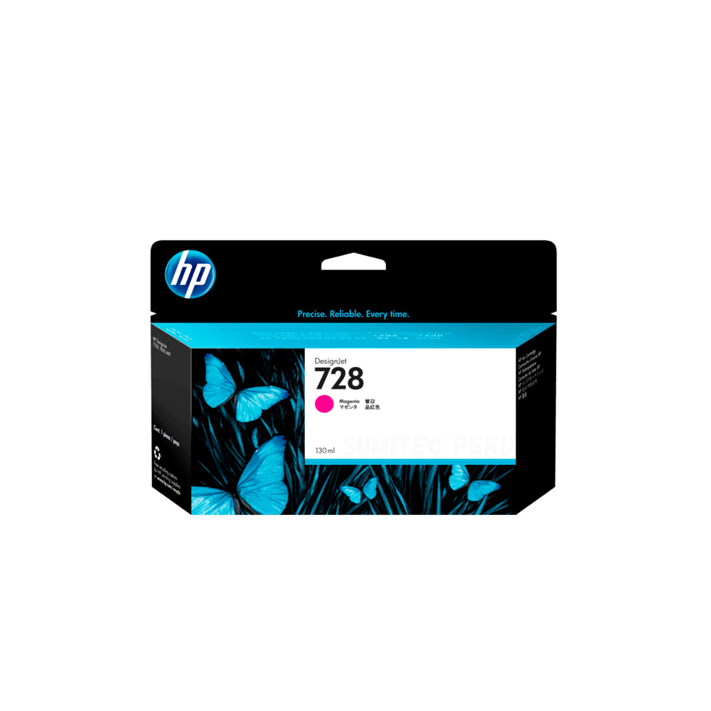 Tinta 728 magenta F9J66A 130 ml HP