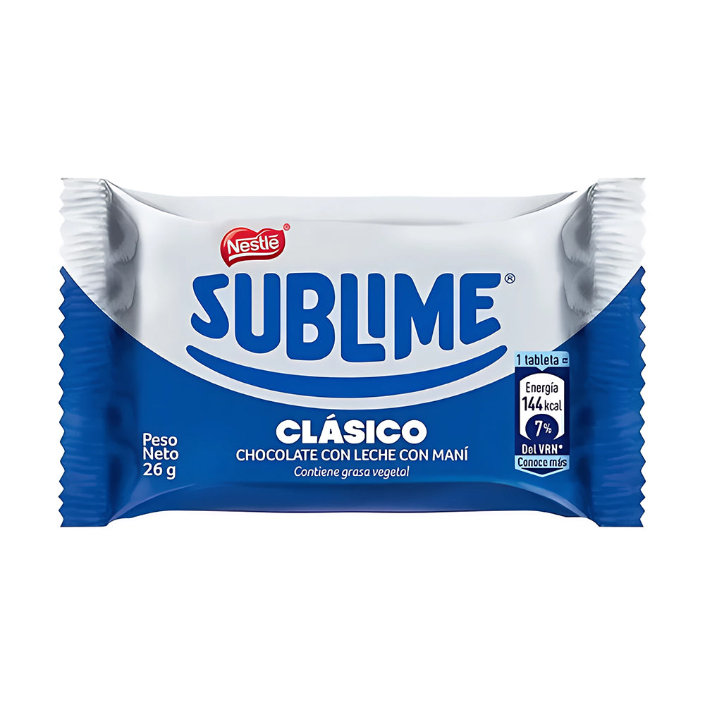 Chocolate 38 gr x 20 und sublime sonrisa