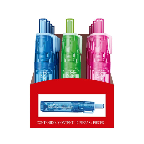 Cinta Correctora Retractil 5mm Faber-Castell