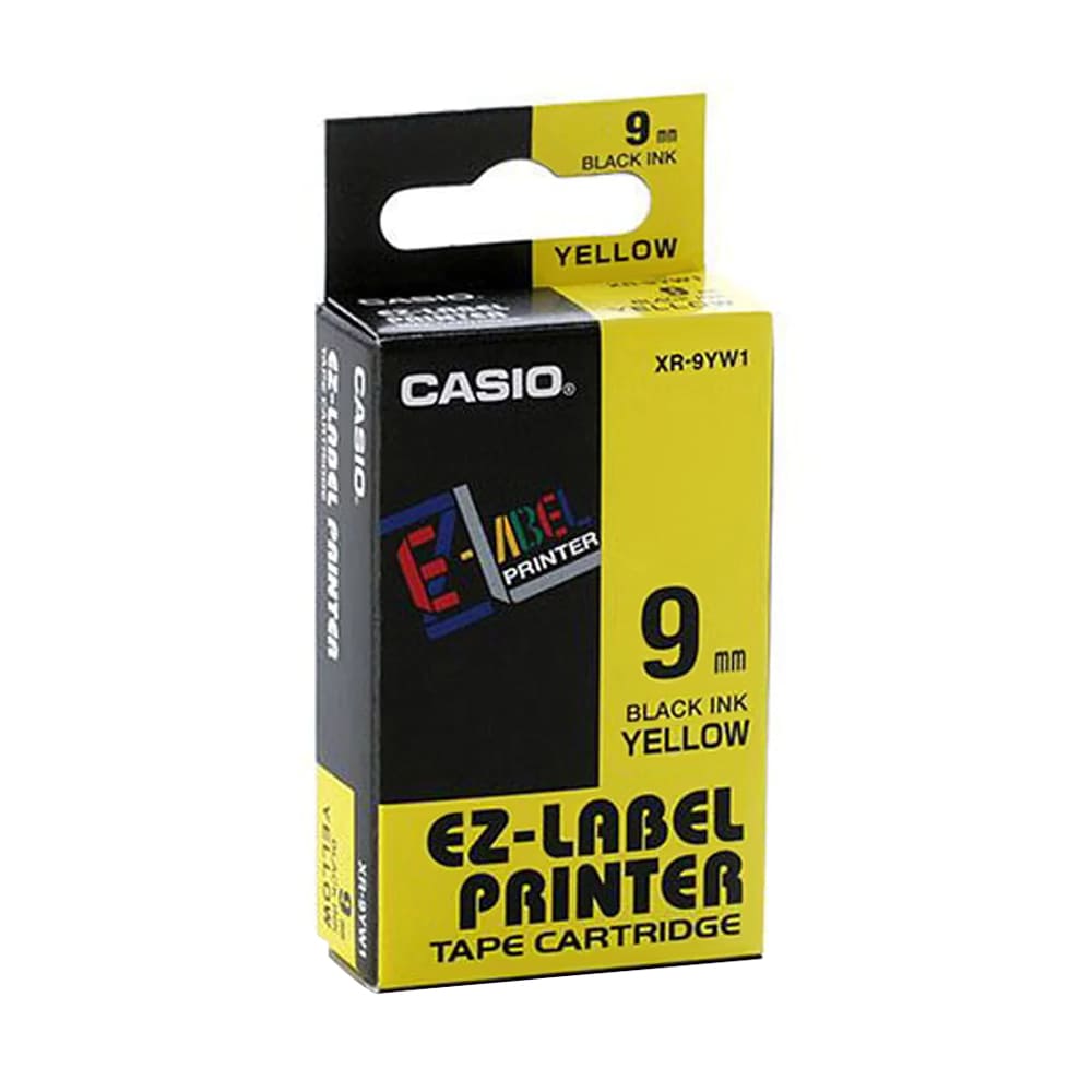 Cinta rotuladora 9mm XR-9YW1 Casio