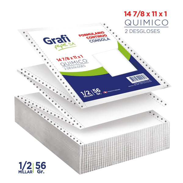 Consola 14 7/8x11x1 56 gr 1 millar Grafipapel