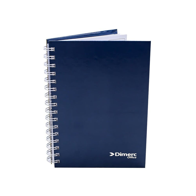 Cuaderno A5 doble ring cuadriculado A5 color azul