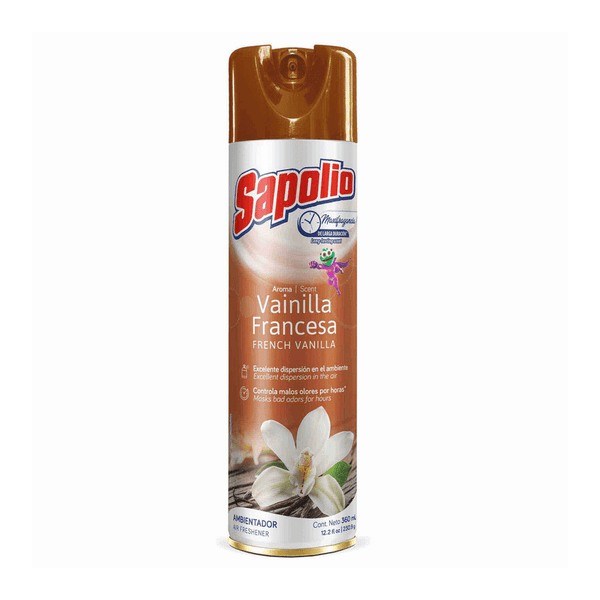 Ambientador Sapolio aroma Vainilla Francesa 360 ml.