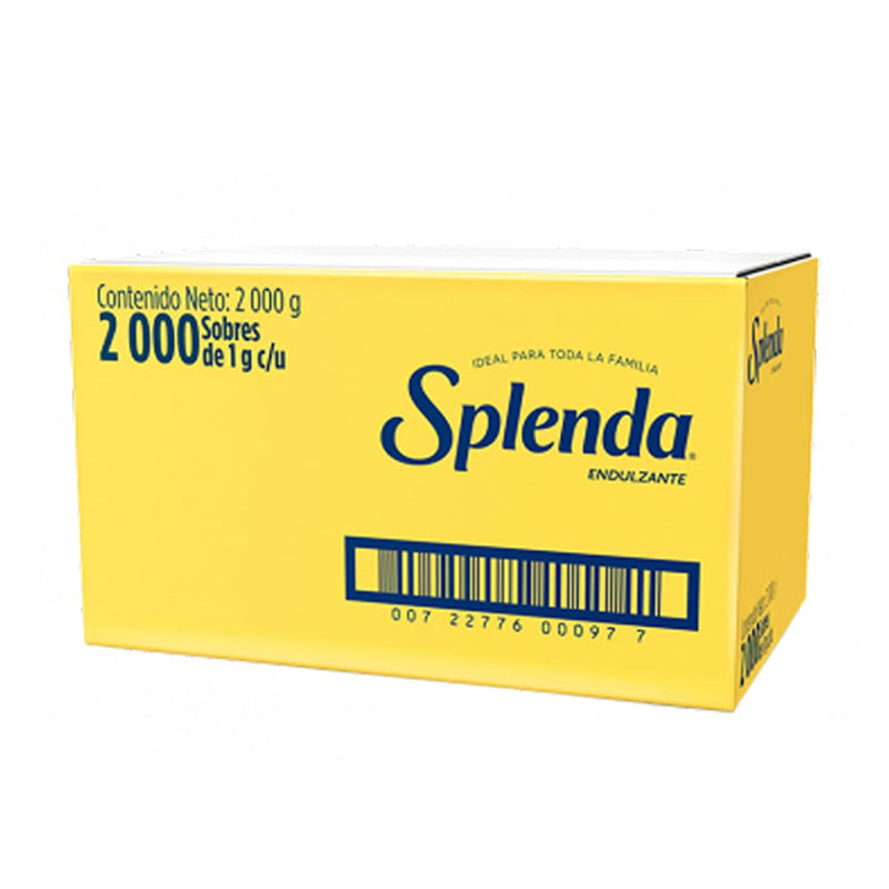 Edulcorante caja x2000 und Splenda