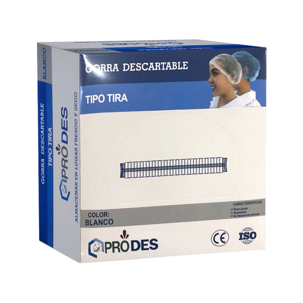 GORRO DESECHABLE CAJA X 100 UN PRODES