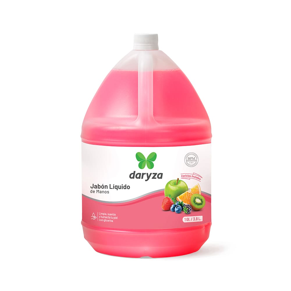 Jabón líquido Caricias Frutales galón 3.8 Lt Daryza