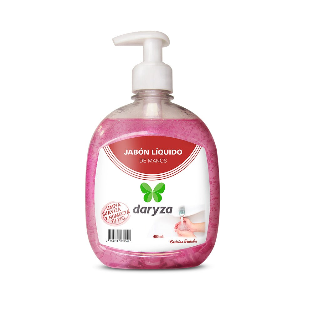 Jabon líquido 400 ml caricias frutales Daryza