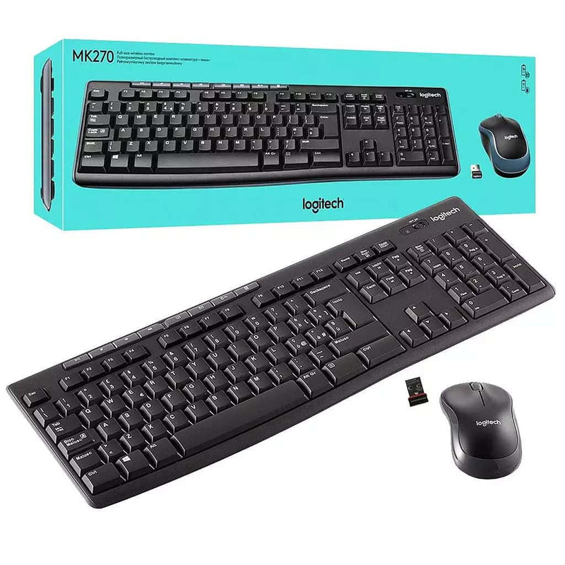 Kit inalámbrico teclado/mouse mk270 logitech