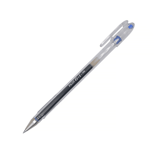Lapicero tinta gel azul g1 0.5 mm Pilot