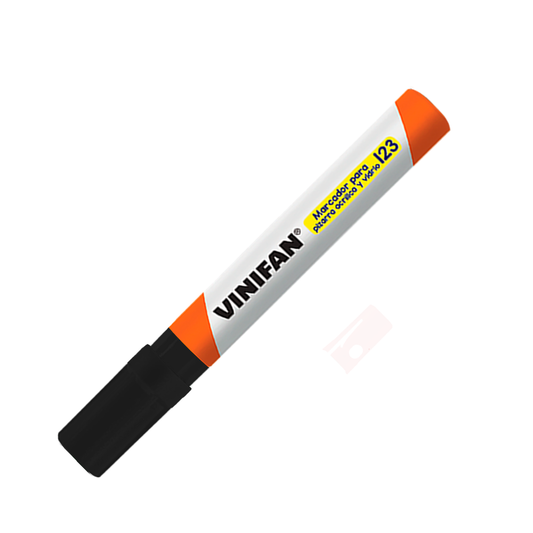 Plumón para pizarra punta gruesa master 123 negro