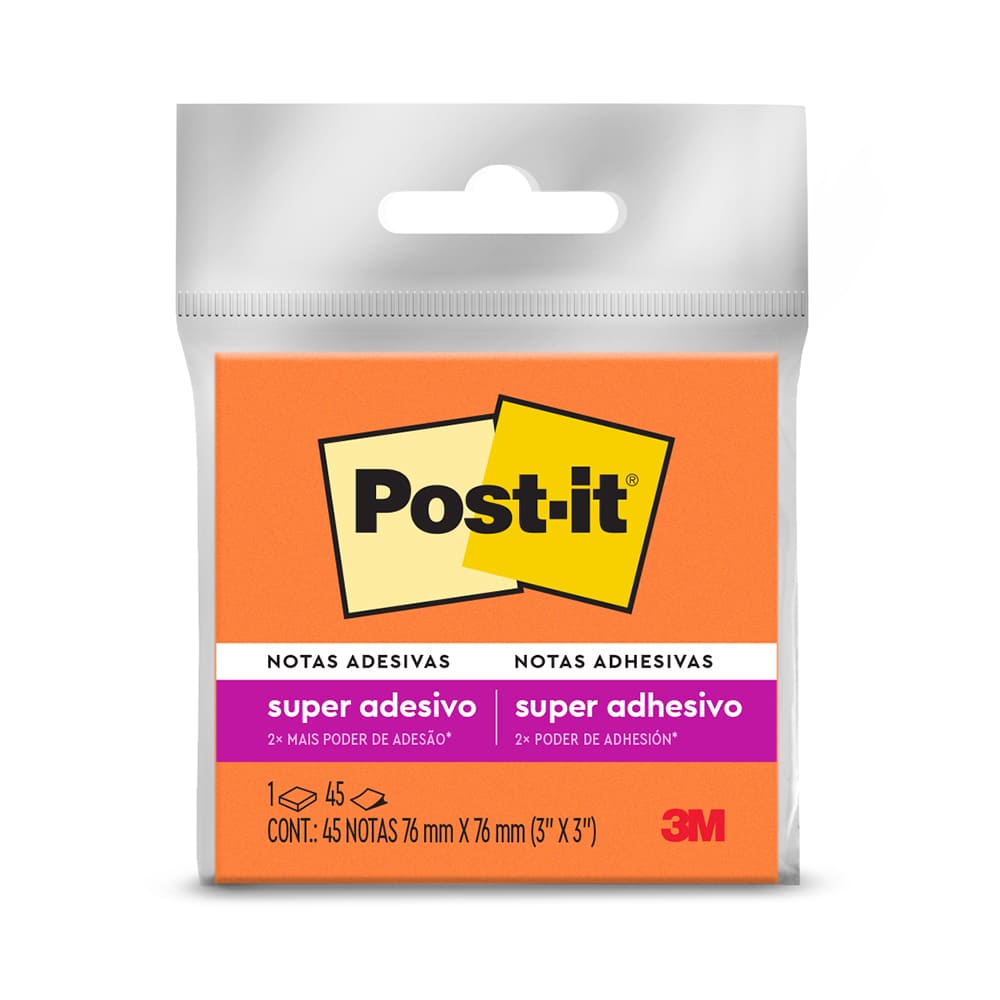 Post it Notas Adhesivas7 6 Cm X 7 6 Cm 45 Hojas Naranja 654 Super post-it-notas-adhesivas7-6-cm-x-7-6-cm-45-hojas-naranja-654-super