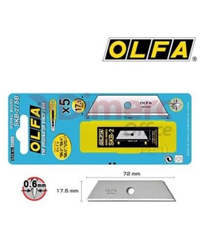 Repuesto cuchilla 17.5x72mm SKB 2x5 5 unidades Olfa