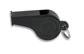 Silbato pvc negro