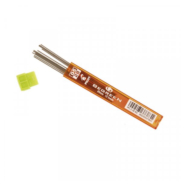 Minas 0.5mm 2b estuche x 12 und Pilot