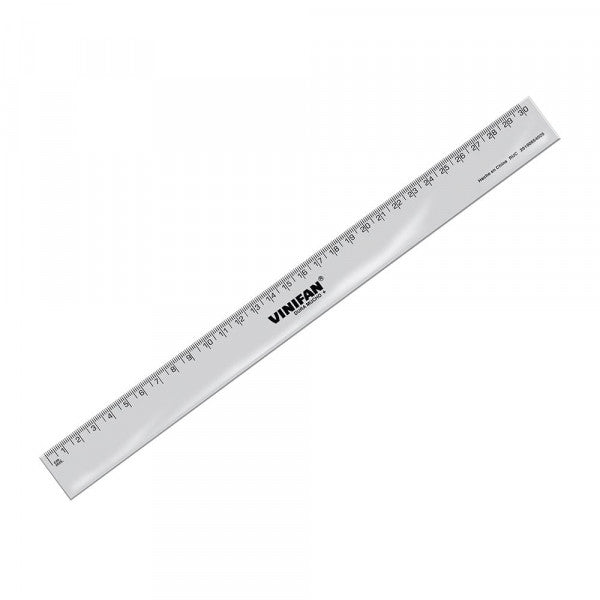 Regla acrílica clásica transparente 30cm Vinifan
