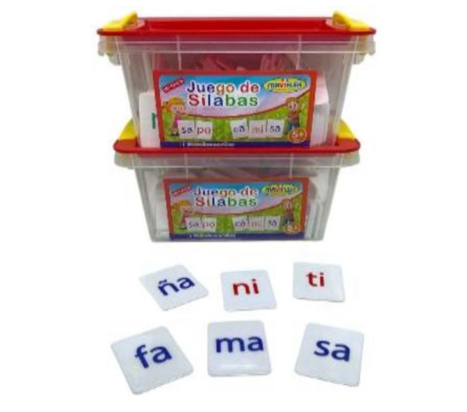 Juego de sílabas x 105 piezas