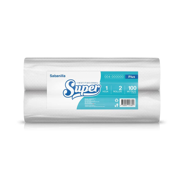 Sabanilla Plus blanco 100mt Super