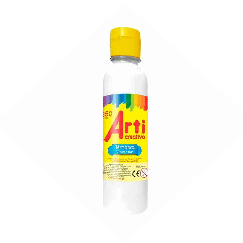 Témpera blanco 250 ml Arti Creativo