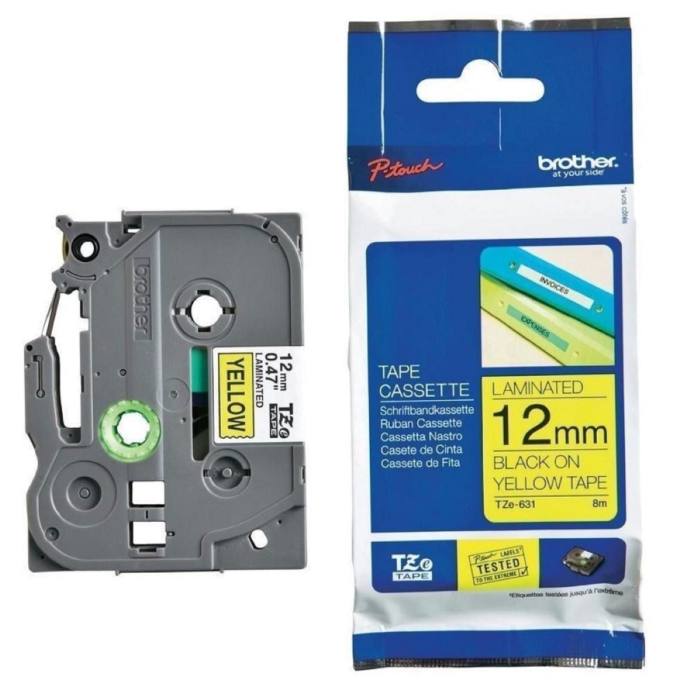 Cinta rotuladora TZe-631 12 mm Brother