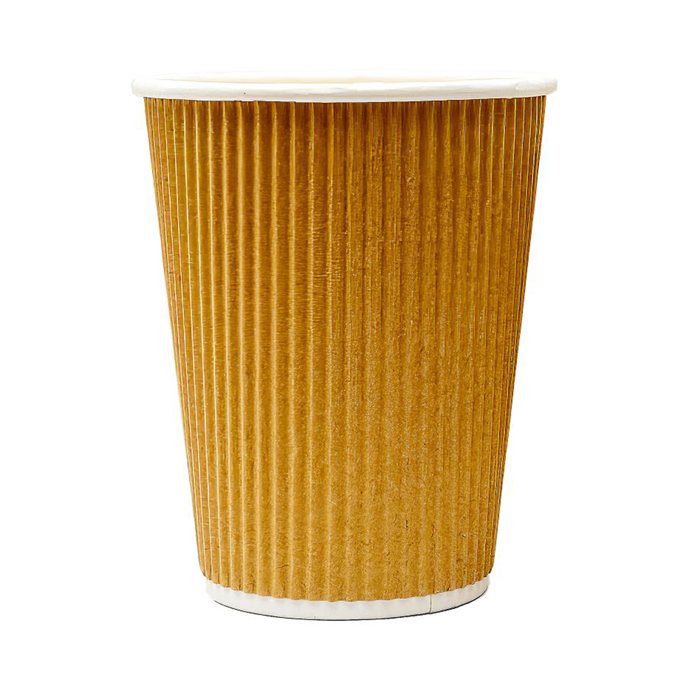 Vaso cartón corrugado kraft x 25 und Dasil
