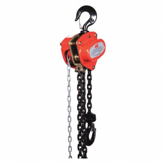 Tecle de cadena manual capacidad 4000lb15pies dayton