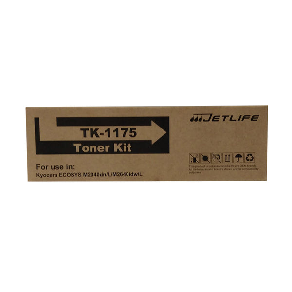 TONER COMPATIBLE JETLIFE KY TK-1175 M2640 BLACK 12,000 PG