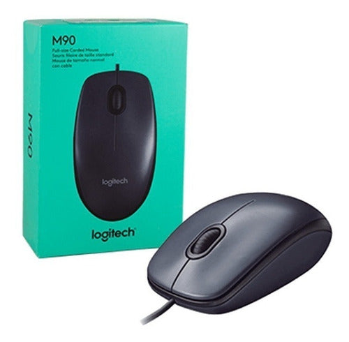 Mouse optico Logitech M90 Black