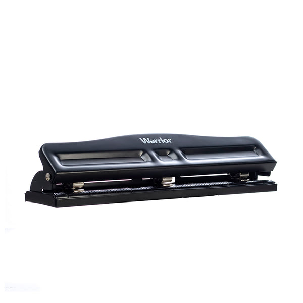 Perforador metálico 3 perforaciones 12 hojas 33003 Warrior