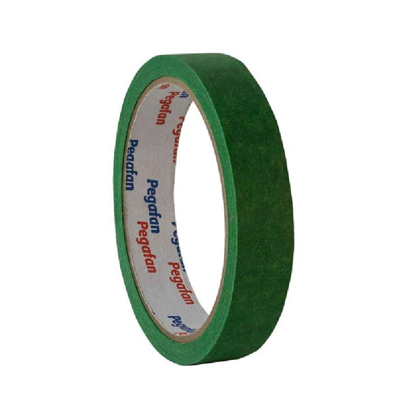 Cinta masking tape escolar 18mmx18m verde Pegafan