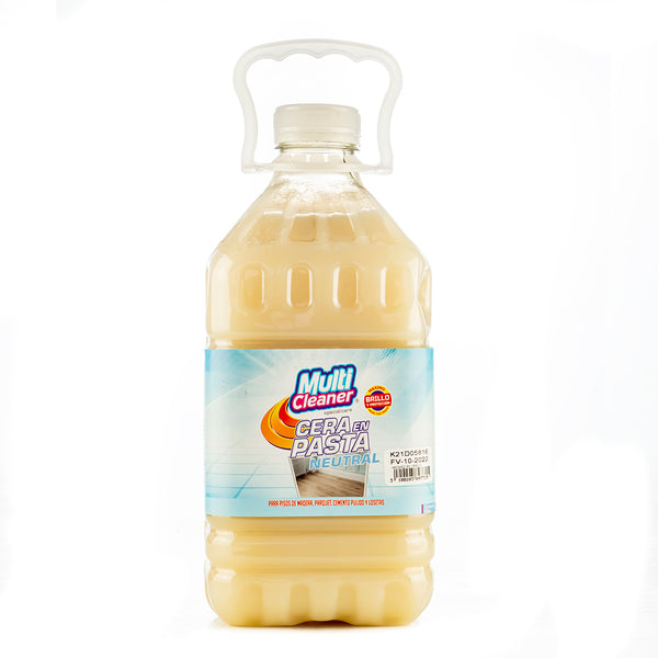 Cera en pasta neutral x galón 3.8lt multicleaner