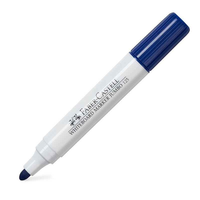 Plumón punta gruesa 123 - R azul jumbo Faber Castell
