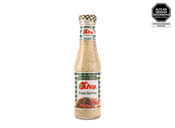 Salsa casera finas hierbas x200ml El Olivar