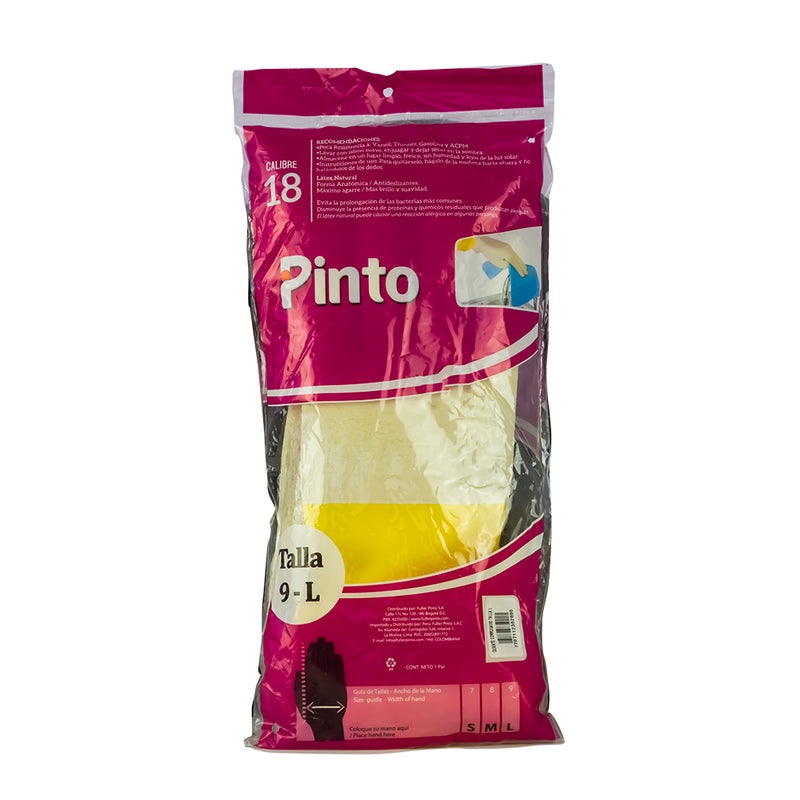 Guante corrugado talla l pinto