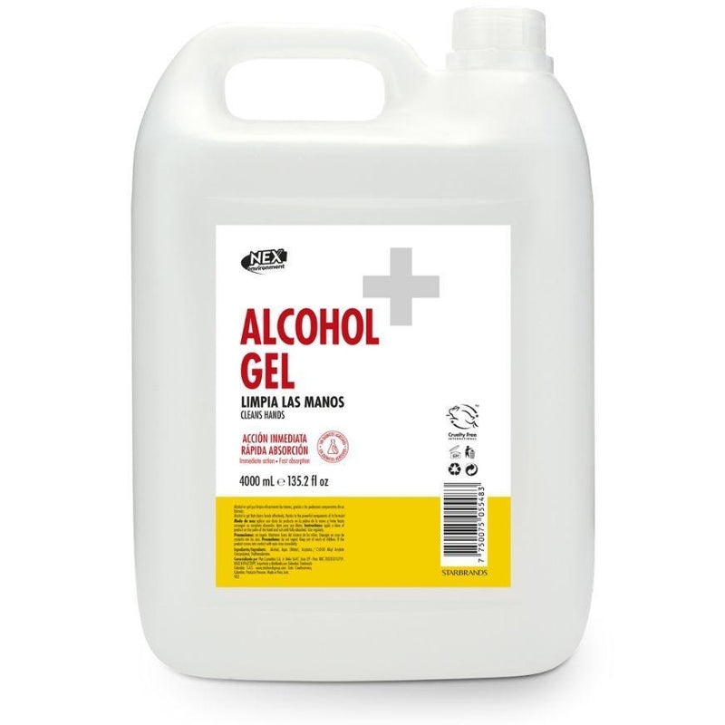 Alcohol en gel galón x 4000 ml Nex