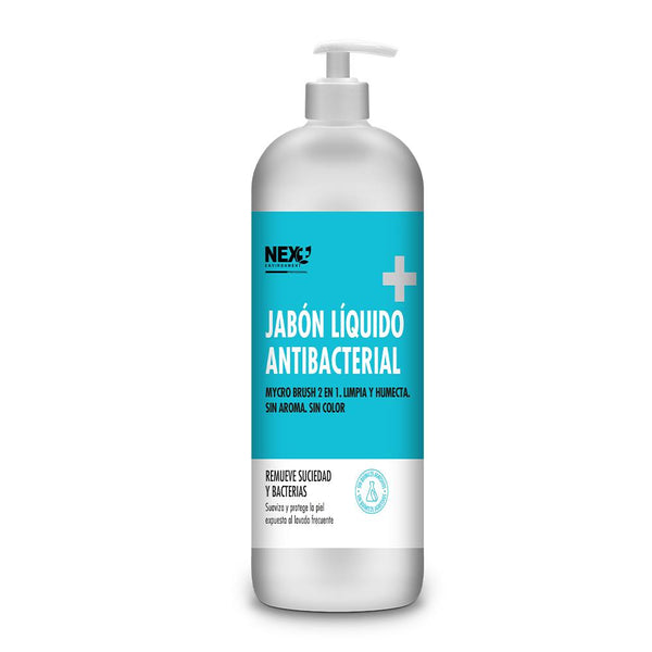 Jabón líquido antibacterial con clorhexidina x 1L Nex