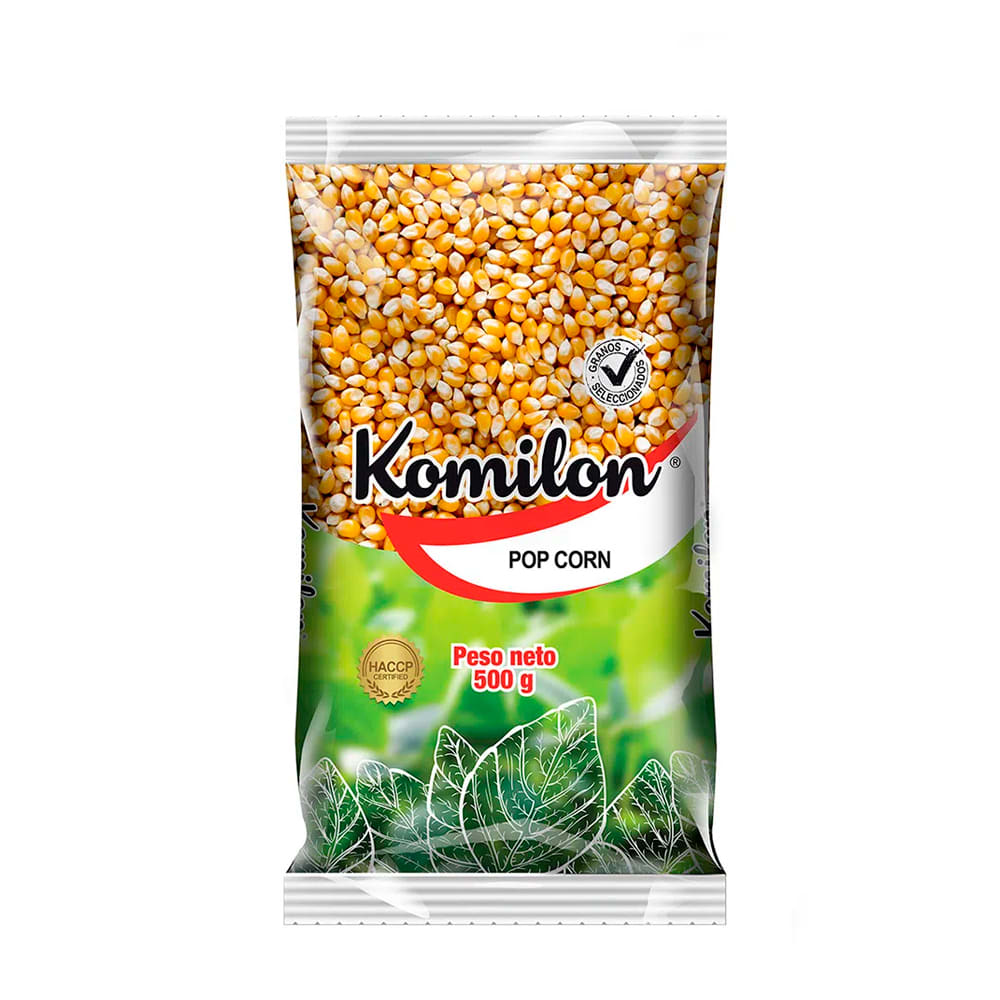 Maiz pop corn 500 gr komilon