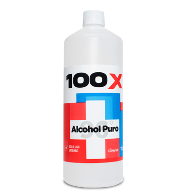 Alcohol puro 96 x 1lt 100x Instant Clean