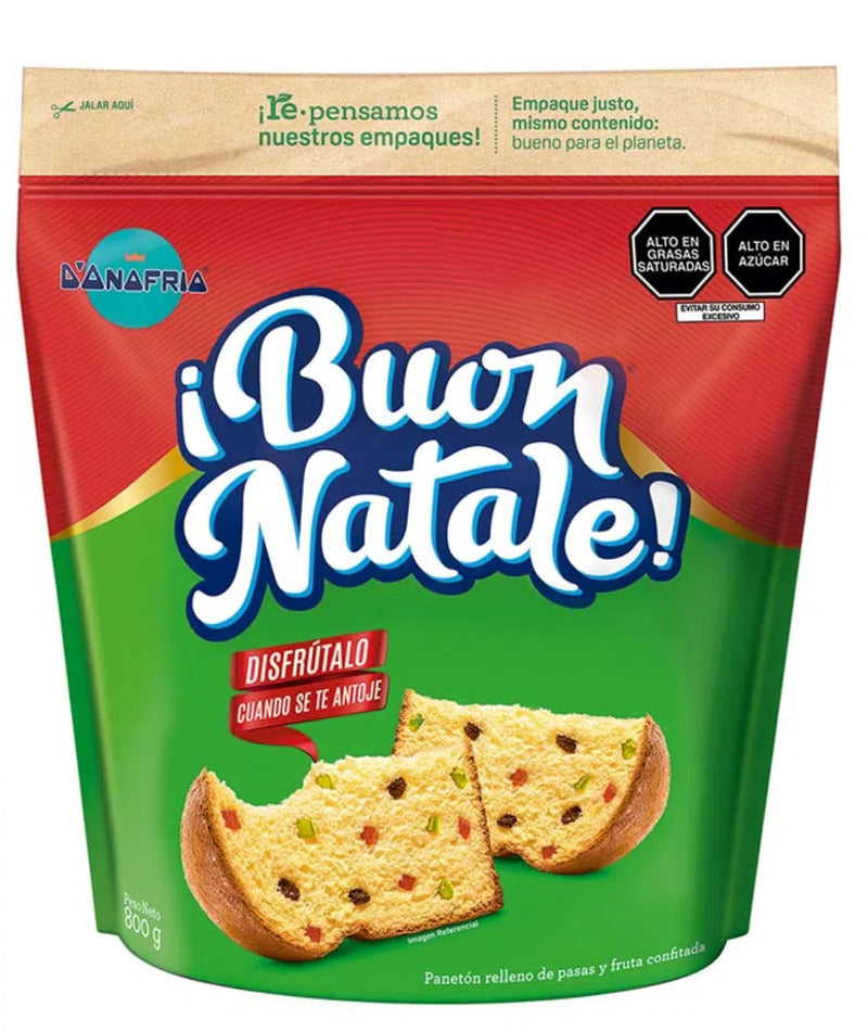 Panetón bolsa 800 gr buon natale