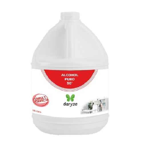 Alcohol puro 96 galón x 3.8l daryza