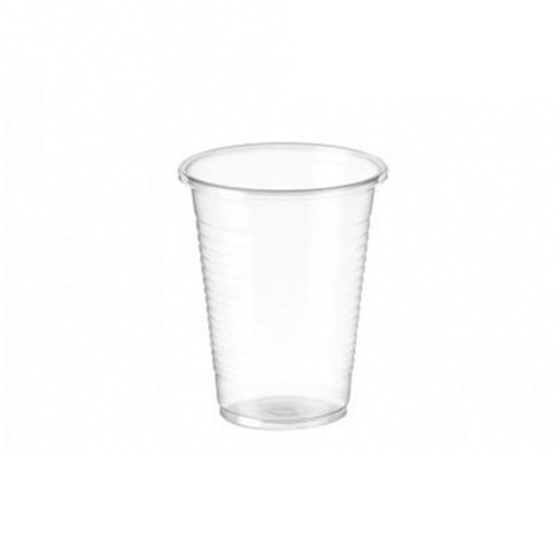 Vaso plástico descartable 10 oz x 50 und transparente alfa