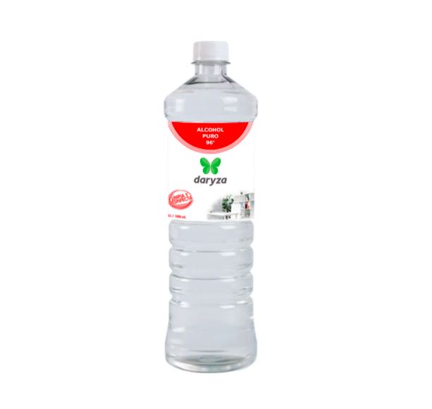 Alcohol puro 96 t/rosca x 1lt daryza