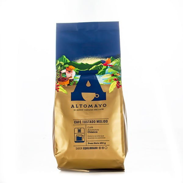 Café tostado clásico para pasar 450 gr Altomayo