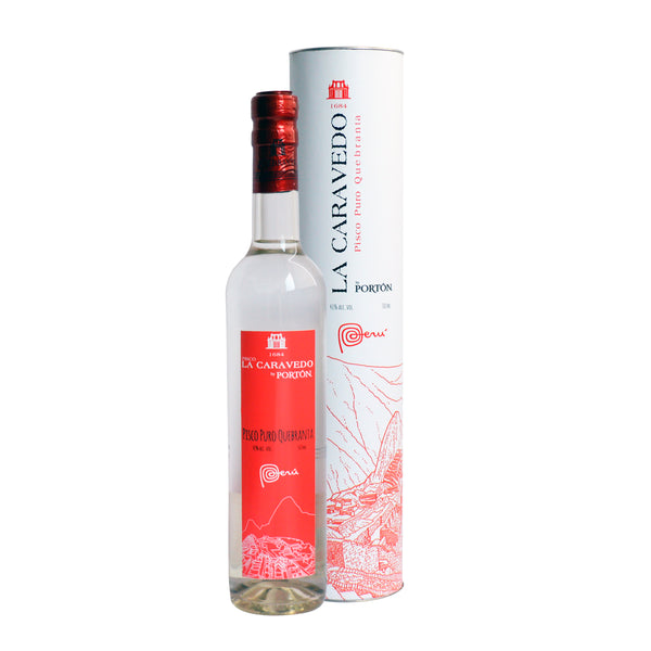 Pisco quebranta 500 ml c/tub la caravedo