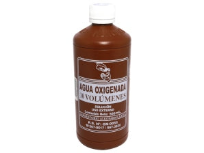 Agua oxigenada 10 vol frasco x 500 ml alkofarma