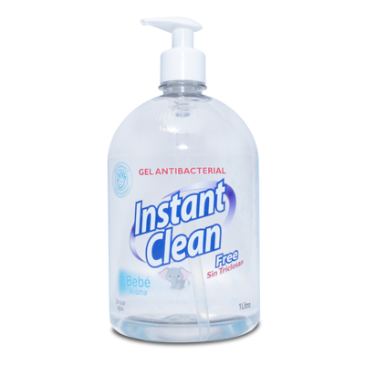 Alcohol en gel bebe x 1000 ml instant clean