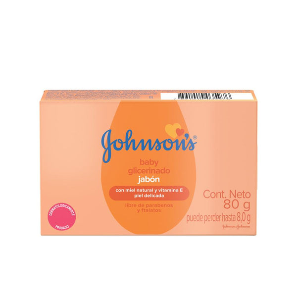 Jabón baby glicerina x 80 gr johnson